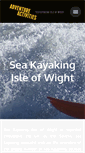 Mobile Screenshot of iow-seakayaking.co.uk