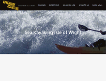 Tablet Screenshot of iow-seakayaking.co.uk